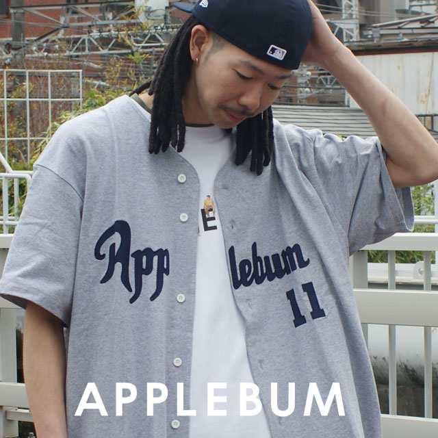 新品 アップルバム APPLEBUM Tornado Baseball Tee ベースボール T