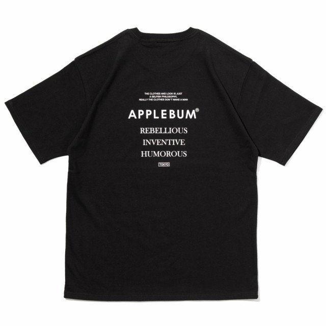 新品 アップルバム APPLEBUM My Name Is Tee Tシャツ BLACK ブラック ...