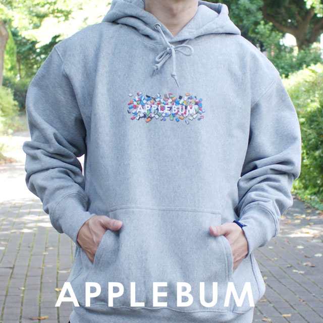 美品]APPLEBUM アップルバム パーカー ブラック Lサイズ-