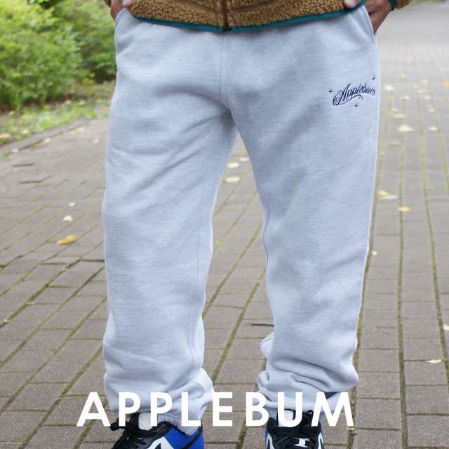 【数量限定特別価格】 新品 アップルバム APPLEBUM Angel Font Logo Sweat Pants スウェットパンツ ASH GREY アッシュグレー パンツ