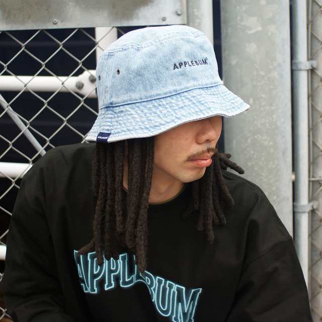 新品 アップルバム APPLEBUM MJB Denim Hat バケットハット DENIM