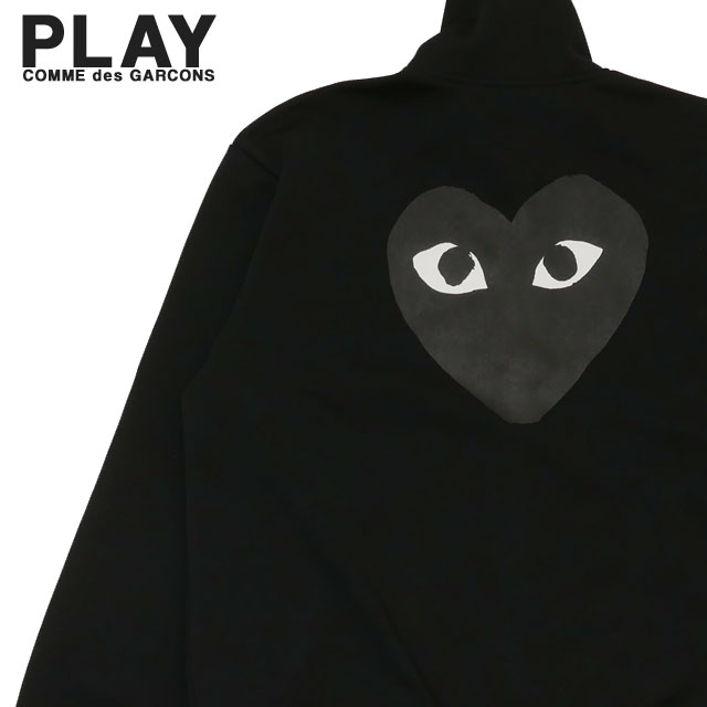 新品 プレイ コムデギャルソン PLAY COMME des GARCONS Black Heart Track Jacket トラックジャケット BLACK ブラック 黒 OUTERの通販は