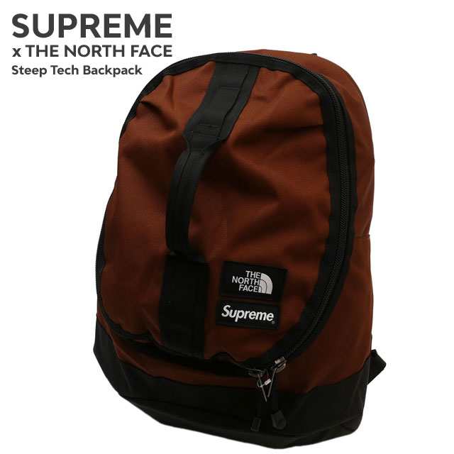 supreme ノースフェイス リュック ブラウン