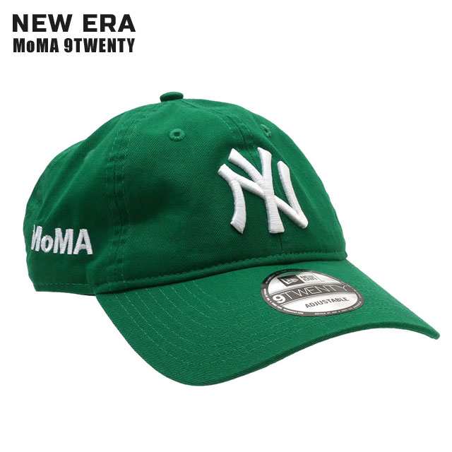 新品 ニューエラ NEW ERA x モマ MoMA ニューヨーク ヤンキース 9TWENTY CAP ストラップバック キャップ GREEN  グリーン ヘッドウェア｜au PAY マーケット