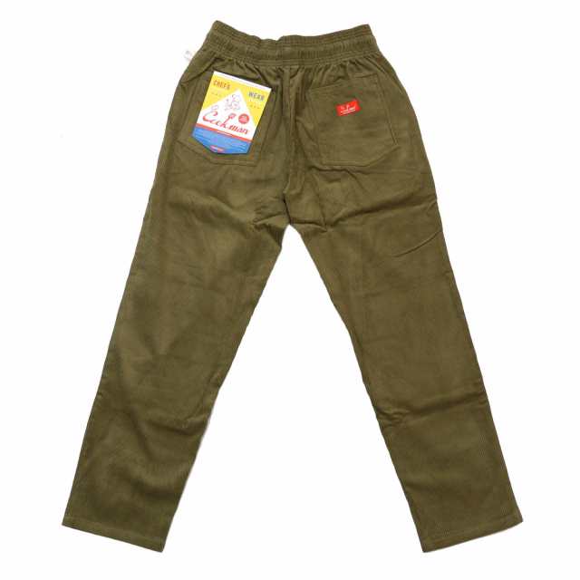 新品 クックマン Cookman Chef Pants シェフ パンツ Corduroy Olive