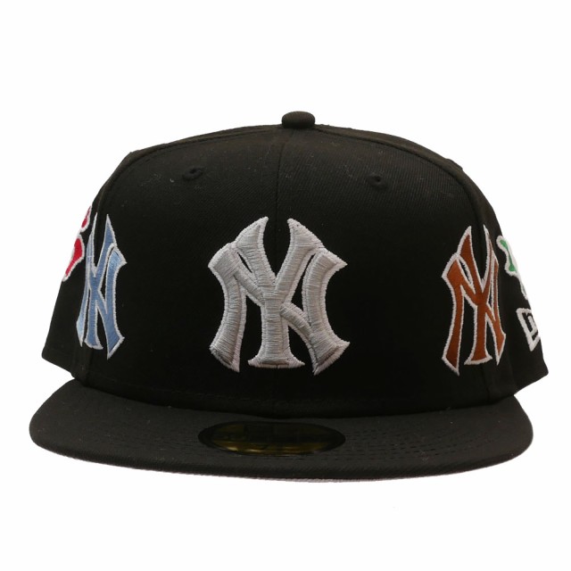 新品 シュプリーム SUPREME x ニューヨーク・ヤンキース New York Yankees Kanji New Era ニューエラ キャップ  BLACK ブラック 黒 ヘッド｜au PAY マーケット