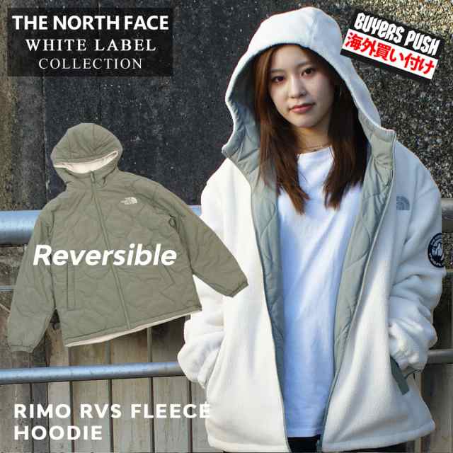 新品 ザ ノースフェイス ホワイトレーベル THE NORTH FACE WHITE LABEL RIMO RVS FLEECE HOODIE  フリース ジップパーカー CREAM クリーム｜au PAY マーケット