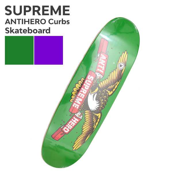 新品 シュプリーム SUPREME x アンタイヒーロー ANTIHERO Curbs Skateboard スケートボード デッキ グッズ 290006293015の通販は 11,985円