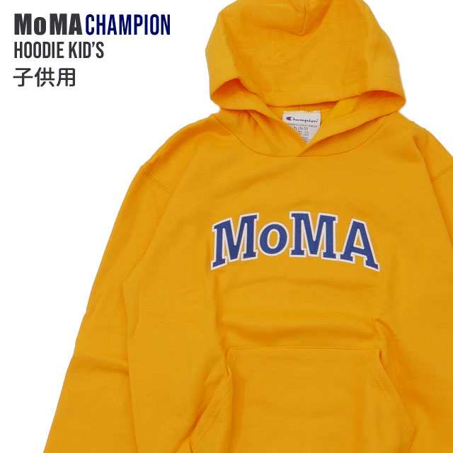 新品 モマ MoMA x チャンピオン Champion Hoodie Kid's 子供用 プル ...