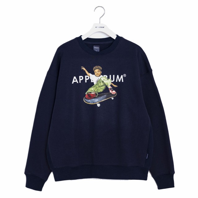 最終値下げ！applebum kitsune boy crew sweatslamdunk - mirabellor.com