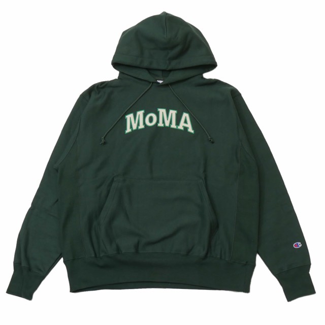 新品 モマ MoMA x チャンピオン Champion Reverse Weave Hoodie