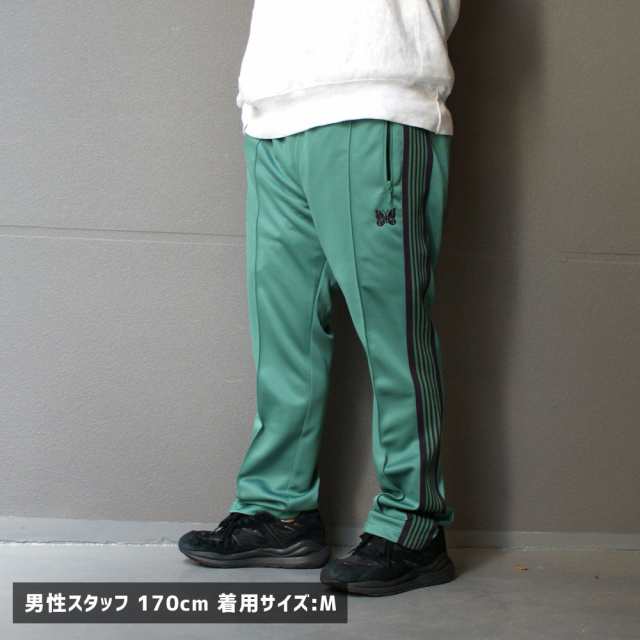 新品 ニードルズ NEEDLES Narrow Track Pant Poly Smooth トラック パンツ EMERALD エメラルド  パンツ｜au PAY マーケット