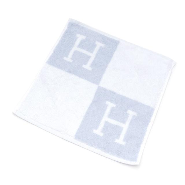 新品 エルメス HERMES Avalon ハンドタオル BLUE ブルー 青 グッズの通販は