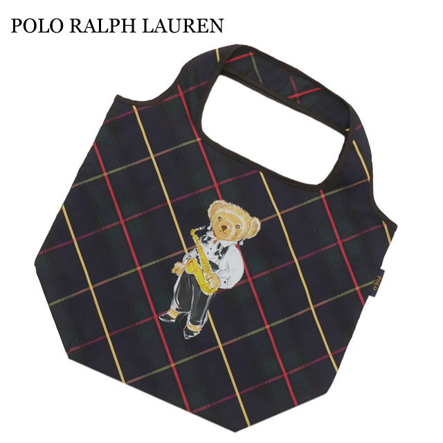 新品 ポロ ラルフローレン POLO RALPH LAUREN ポロベア チェック Shopping Bag ショッピングバッグ トートバッグ GREEN グリーン 緑 グッズの通販は 8,259円