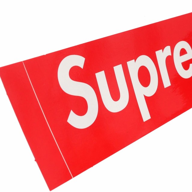 新品 シュプリーム SUPREME Box Logo Sticker RED レッド BOXロゴ ...