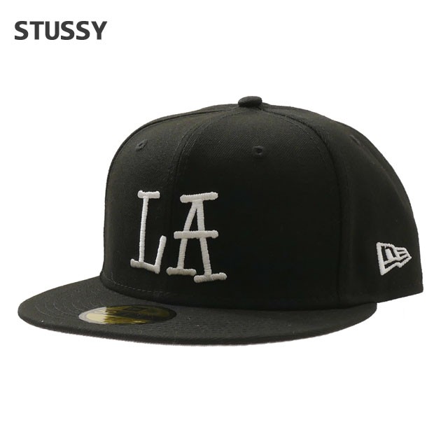 新品 ステューシー STUSSY LA NEW ERA CAP ニューエラ キャップ BLACK ...