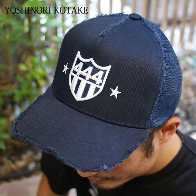 新品 ヨシノリコタケ YOSHINORI KOTAKE 444LOGO MESH CAP メッシュ