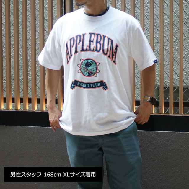 新品 アップルバム APPLEBUM College Logo T-shirt カレッジロゴ T