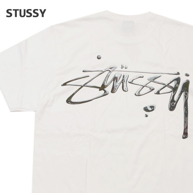 新品 ステューシー STUSSY MERCURY TEE Tシャツ WHITE ホワイト 半袖Tシャツ｜au PAY マーケット