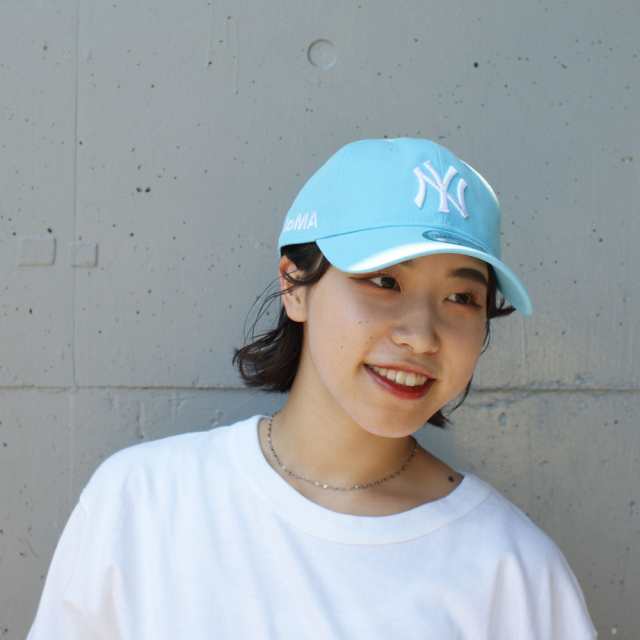 新品 ニューエラ NEW ERA x モマ MoMA ニューヨーク ヤンキース 9TWENTY CAP ストラップバック キャップ PASTEL  BLUE パステルブルー ヘ｜au PAY マーケット