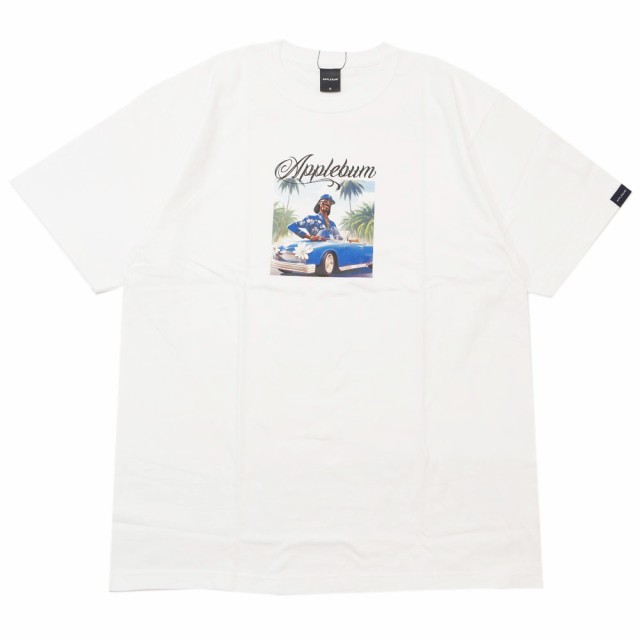 APPLEBUM LET ME RIDE T/S WHITE L size