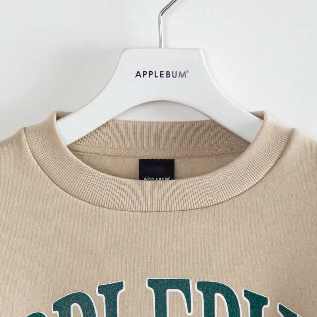 新品 アップルバム APPLEBUM College Logo Big Crew Sweat カレッジ