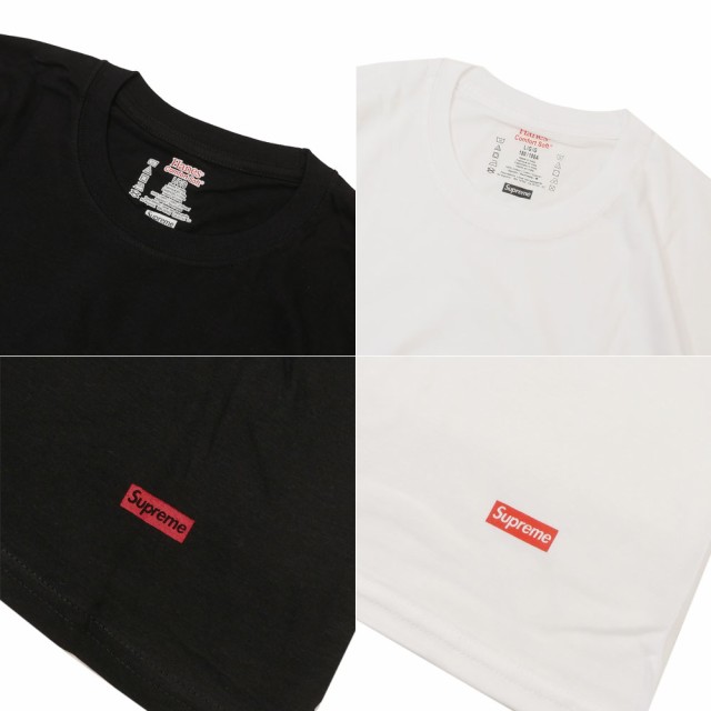 新品 シュプリーム SUPREME x ヘインズ Hanes Tagless Tee Tシャツ ...