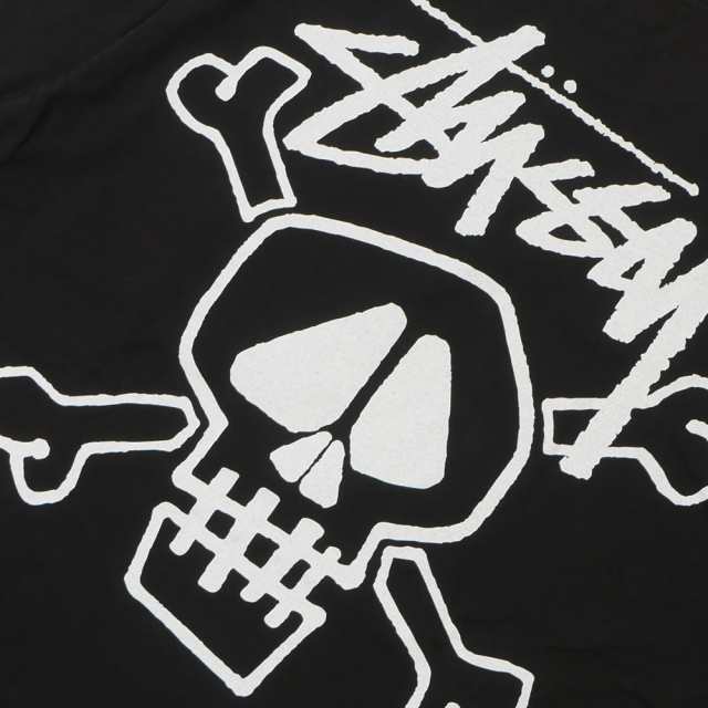 ステューシー Stussy SKULL \u0026 BONES TEE ブラック - Tシャツ