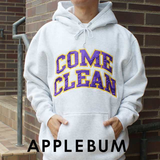 新品 アップルバム APPLEBUM COME CLEAN Sweat Parka プルオーバーパーカー ASH アッシュ グレー SWT/HOODYの通販は