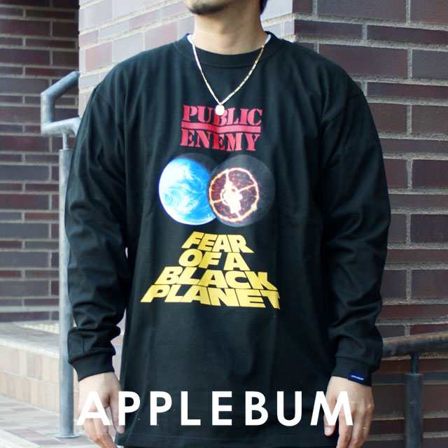 新品 アップルバム APPLEBUM 911 IS A JOKE L/S T-shirt PUBLIC ENEMY Collection 長袖Tシャツ  ロンティー ロンT BLACK ブラック 黒 TOPS｜au PAY マーケット