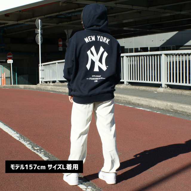 新品 アップルバム APPLEBUM NEW YORK YANKEES BOY Sweat Paraka