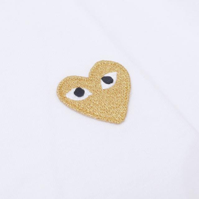 新品 プレイ コムデギャルソン PLAY COMME des GARCONS GOLD HEART ONE POINT TEE Tシャツ AX-T216-051 半袖Tシャツ