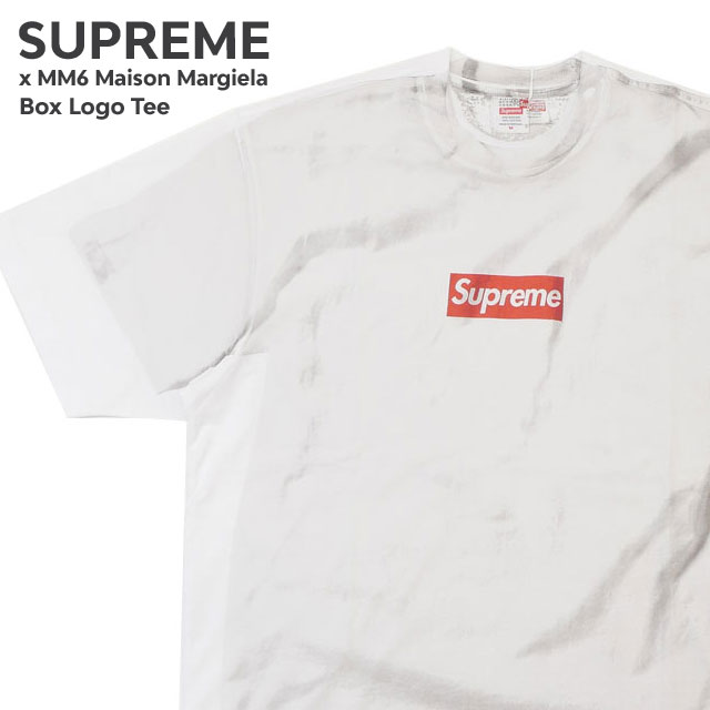 即お届 Supreme Maison Margiela Tee マルジェラ ボックスロゴ Supreme MM6 Maison Margiela Box Logo Tee White Men's - SS24 - US