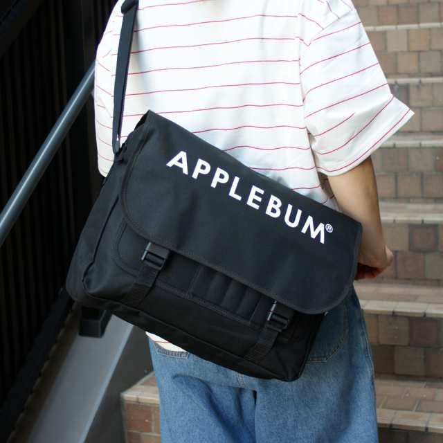 新品 アップルバム APPLEBUM Logo Messenger Bag メッセンジャーバッグ BLACK グッズ