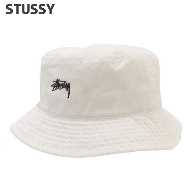 新品 ステューシー STUSSY Stock Bucket Hat ハット スケート ストリート エイトボール ストックロゴ ストゥーシー スチューシー ヘッド