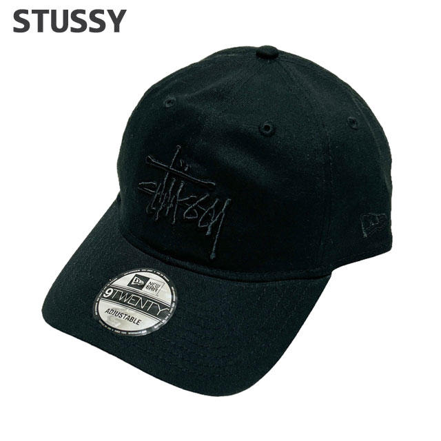 新品 ステューシー STUSSY ニューエラ New Era BASIC 9TWENTY CAP キャップ スケート ストリート エイトボール ストックロゴ ストゥーシー スチューシー ヘッドウェアの通販は