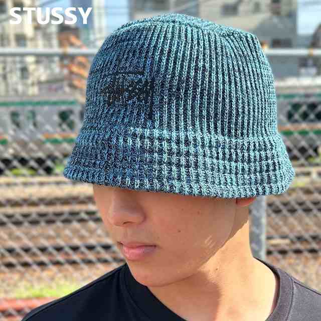 新品 ステューシー STUSSY BUCKET MULTI KNIT バケット ハット バケハ スケート ストリート エイトボール ストックロゴ ストゥーシー ス