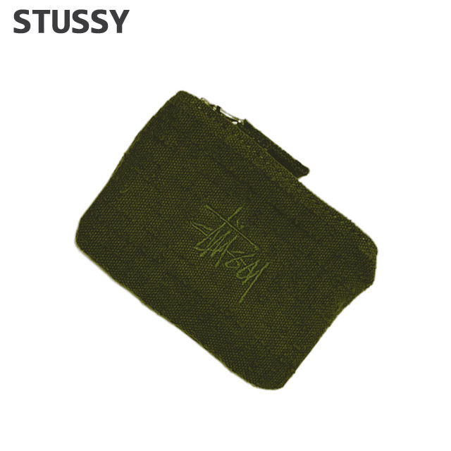 【価格見直しました】 新品 ステューシー STUSSY NEEDLE PUNCH COIN POUCH ケース ポーチ スケート ストリート エイトボール ストックロゴ ストゥーシー スチューシー グッズ