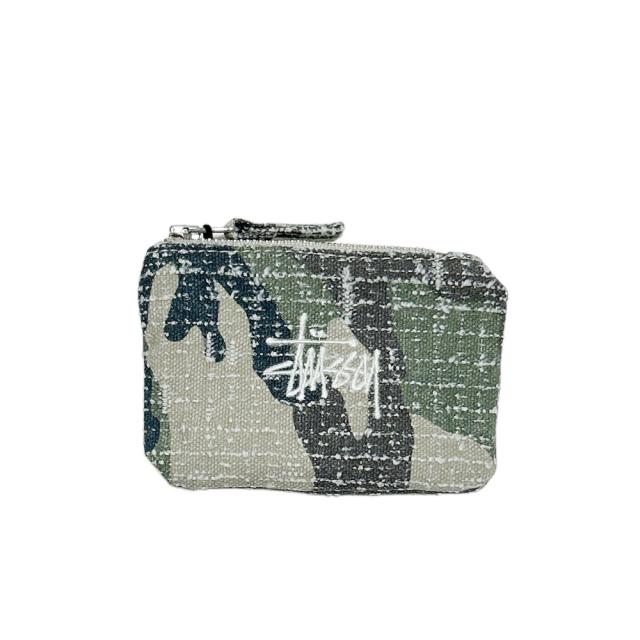 STUSSY NEEDLE 絞る PUNCH SIDE POUCH CAMO タグ付き