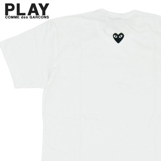 【価格見直しました】 新品 プレイ コムデギャルソン PLAY COMME des GARCONS PLAY BACKNECK BLACK HEART ONE POINT TEE Tシャツ ハート ロゴ 半袖Tシャツ
