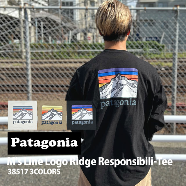 新品 パタゴニア Patagonia 24FW M's L/S Line Logo Ridge Responsibili Tee ライン ロゴ リッジ レスポンシビリ 長袖Tシャツ 38517 アウトドア キャンプ 24AW TOPSの通販は