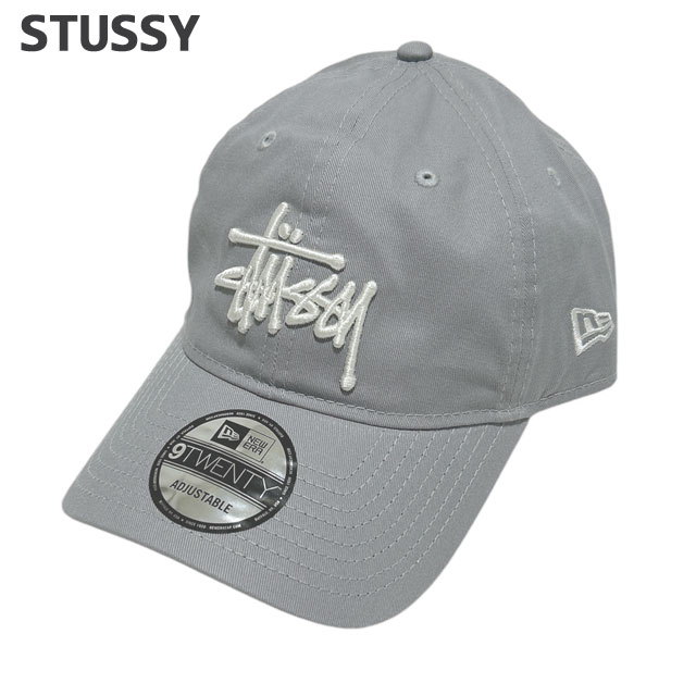 新品 ステューシー STUSSY ニューエラ New Era BASIC 9TWENTY CAP キャップ スケート ストリート エイトボール ストックロゴ ヘッドウェアの通販は
