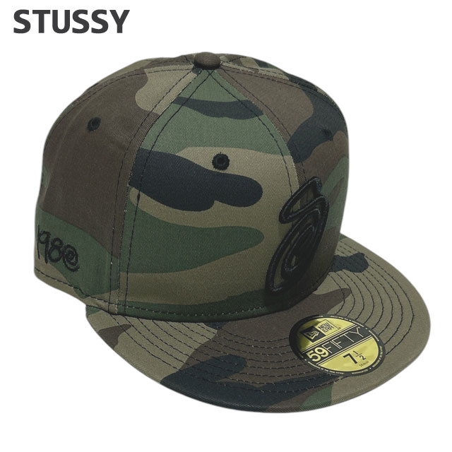 【タグ付正規】STUSSY CURLY S LOGO NEW ERA 7 5/8 新品 ステューシー STUSSY CURLY S 59FIFTY NEW ERA CAP Sロゴ
