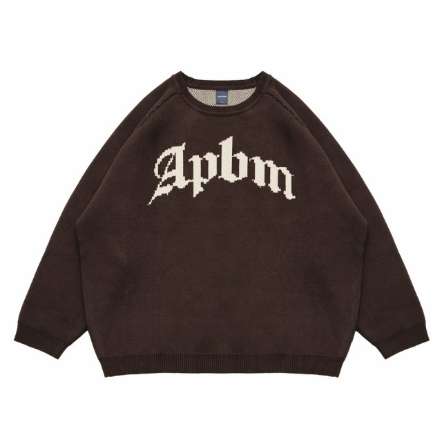 新品 アップルバム APPLEBUM APBM Knit Sweater ニットセーター BROWN TOPSの通販は