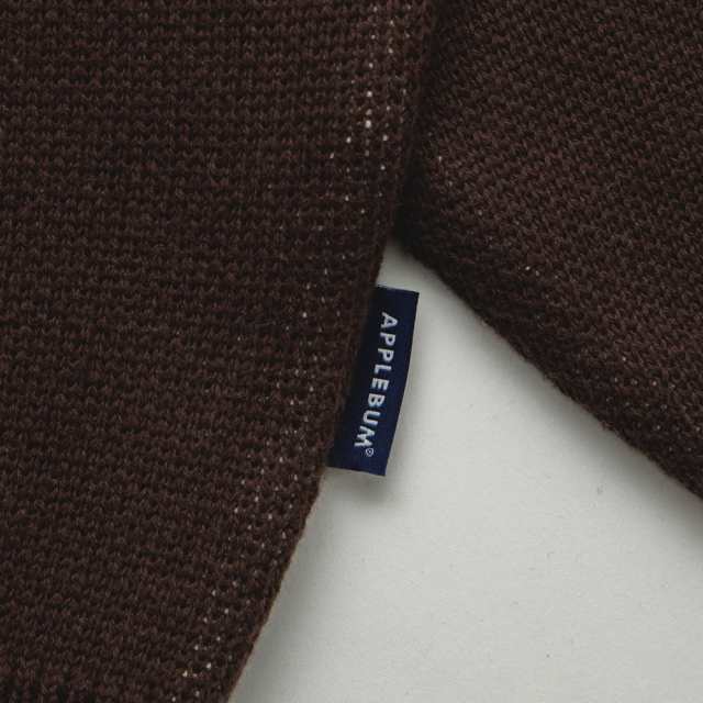 新品 アップルバム APPLEBUM APBM Knit Sweater ニットセーター BROWN TOPSの通販は