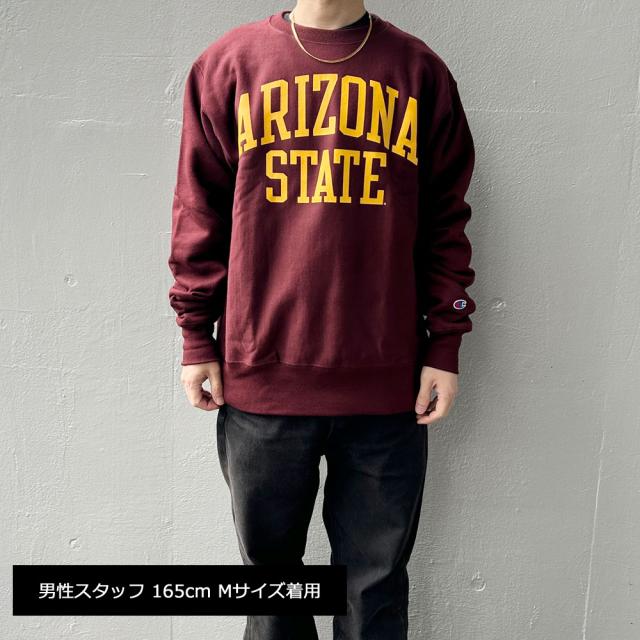 新品 チャンピオン Champion ARIZONA STATE Reverse Weave Sweat