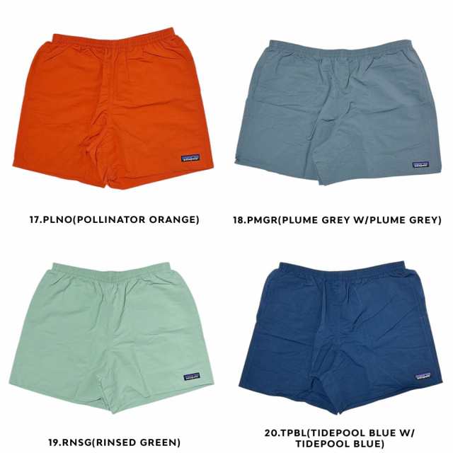 25SS新作追加] 新品 パタゴニア Patagonia Ms Baggies Shorts 5