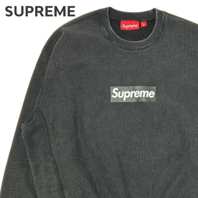 新品 シュプリーム SUPREME 25SS Washed Box Logo Crewneck