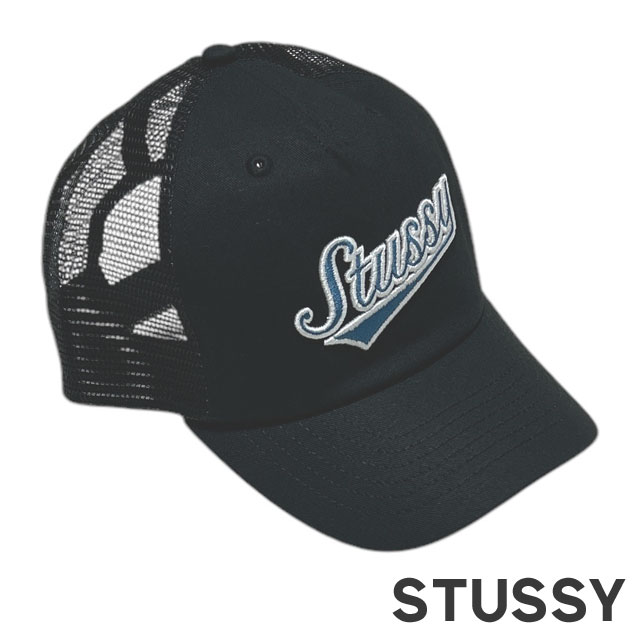 即完人気　 Stussy トラッカーキャップ ホワイト/ブラック Stussy トラッカーキャップ ホワイト/ブラック Stüssy - ビッグ