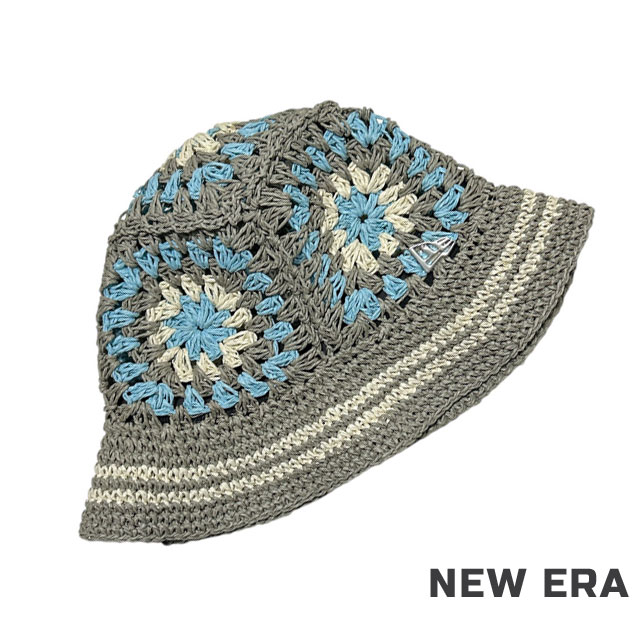 新品 ニューエラ NEW ERA CROCHET KNIT PAPER OSFM クロシェ ニット バケット ハット 14388395 NewEra ヘッドウェア